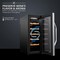 Ivation 12-Bottle Thermoelectric Wine Cooler, Stainless Steel Freestanding Wine Fridge
